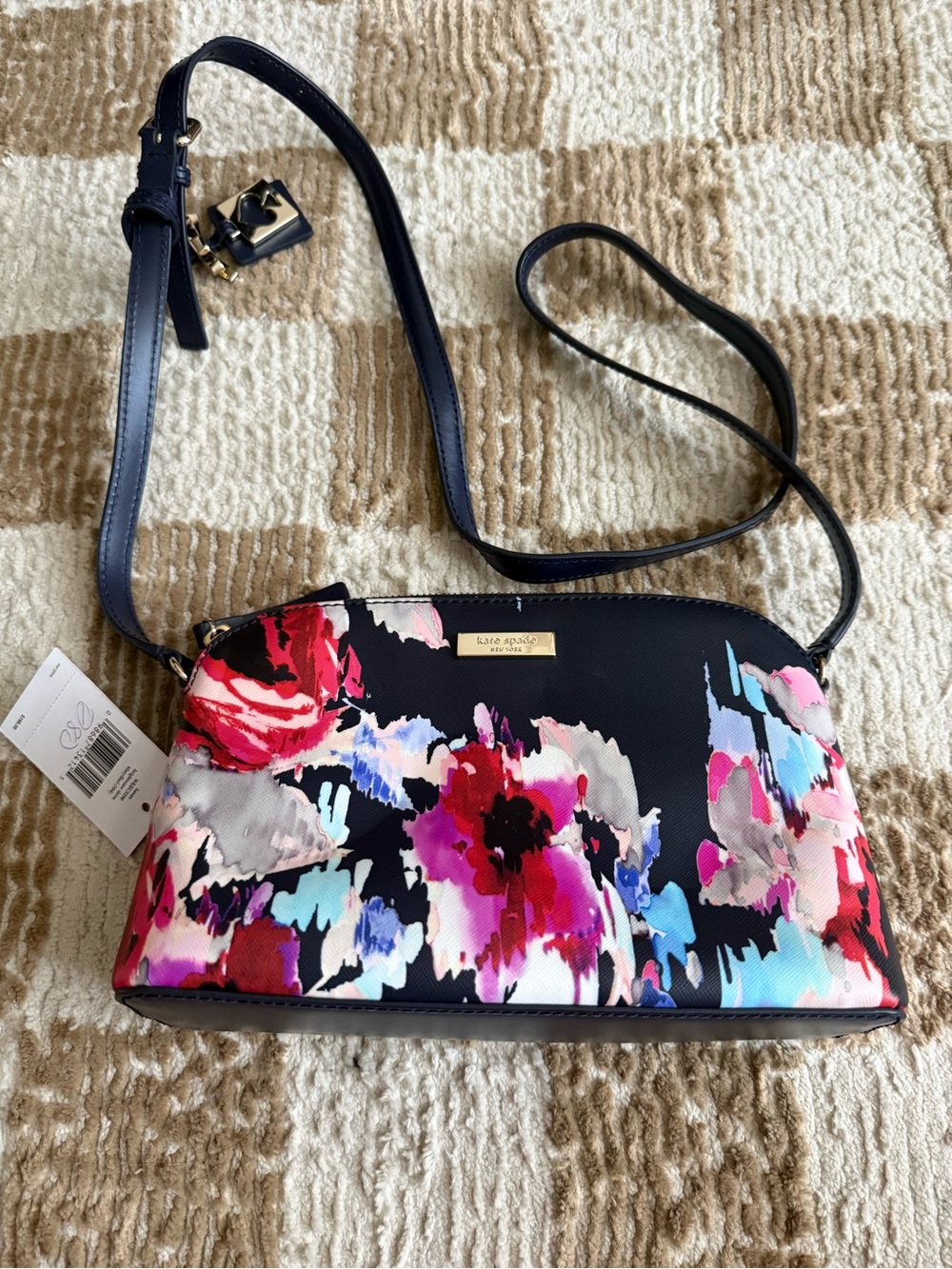 NWT Kate Spade Laurel Way Printed Carsen Crossbody Bag